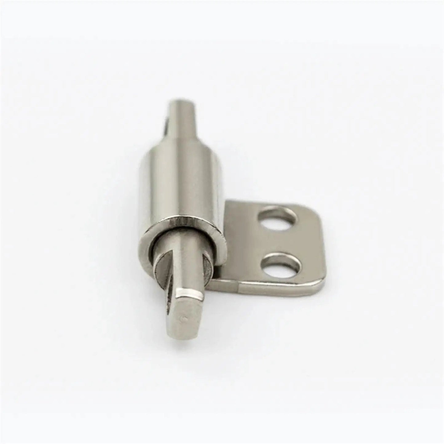 360 Degree Torque Door Hinge With Friction Positioning for heavy duty use, metal finish, side view showing bolt and bracket