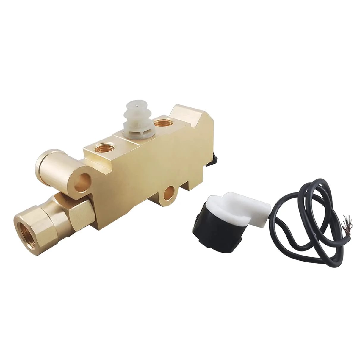 PV2 Brass Brake Proportioning Valve for GM Classic Cars and Trucks Disc Drum Front to Rear Balance Compatible With Connector 172-1353