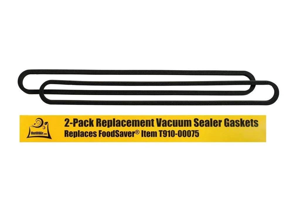 Two Foam Gasket Replacements For FoodSaver Vacuum Sealers Premium Upper And Lower Gaskets Set Fits V2200 V2400 V2800