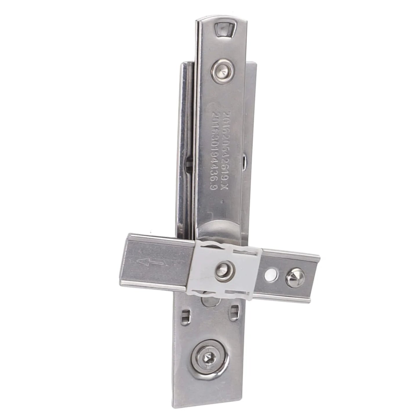 Stainless Steel Casement Window Hinge With Friction Stay And Ventilation Limiter For Replacement Parts, front view