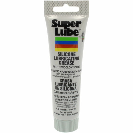 Silicone Lubricating Grease With PTFE Syncolon For Industrial And Automotive Use Pro Grade Waterproof And Rust Protection 3 Oz Tube