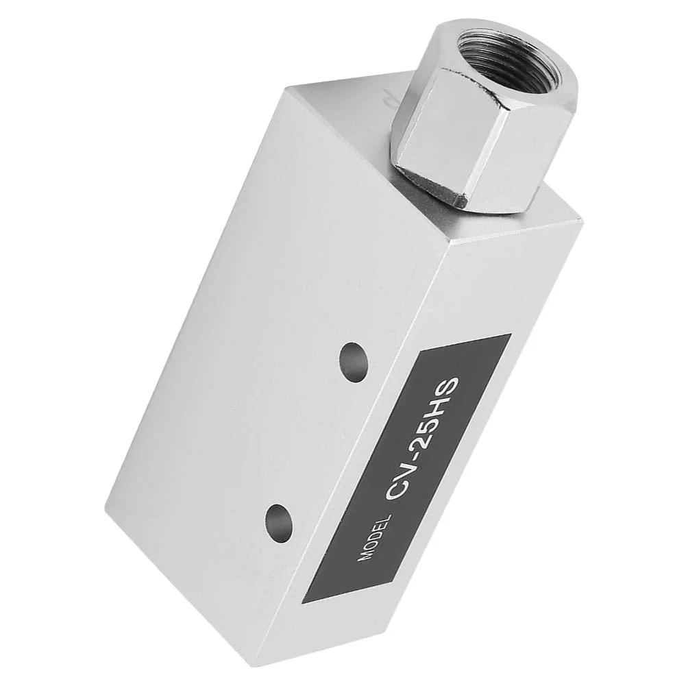 CV25HS Vacuum Generator Ejector For Pneumatic Systems With 1.5 Millimeter Nozzle And Rp One Quarter Inch Thread Diameter Aluminum Alloy Construction