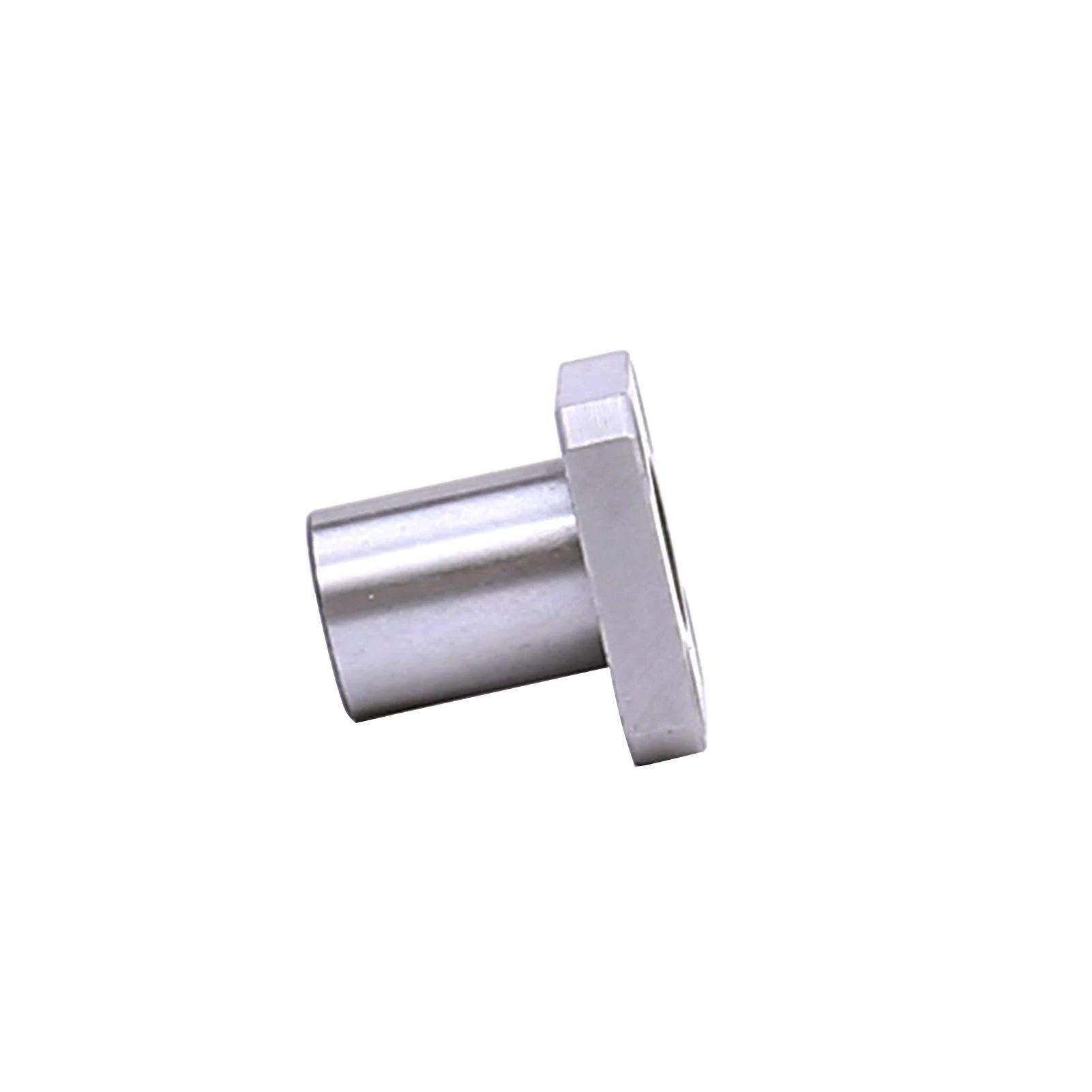 Side view of Square Flange Linear Ball Bearing Set 8mm Bore 15mm Outer Diameter 24mm Length LMK8UU 4 Pack For Smooth CNC And 3D Printer Motion High Precision Bearings