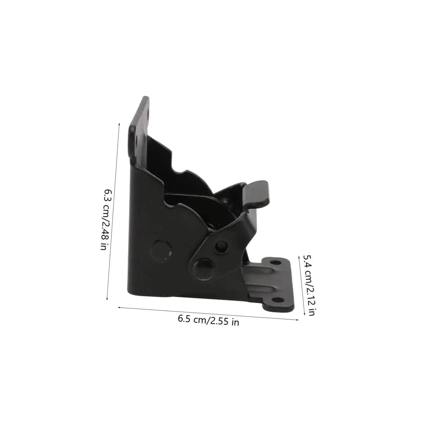Heavy Duty Folding Hinges for Table Legs and Chairs 2 Pack Spring Hinges Easy to Install High Load Bearing Durable Furniture Replacement for Foldable Tables and Chairs Ideal for DIY Projects and Home Workshops black metal hinge with dimensions
