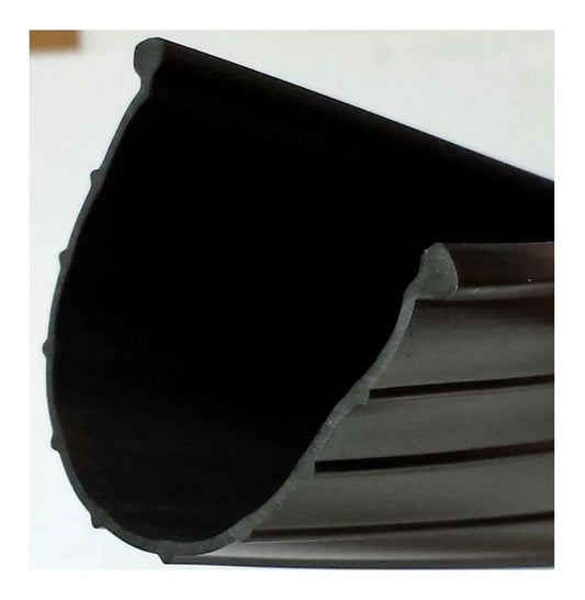 Close-up of Premium 9 Foot Bottom Weather Seal For Wayne Dalton Doors 154448 showing flexible rubber profile detail.