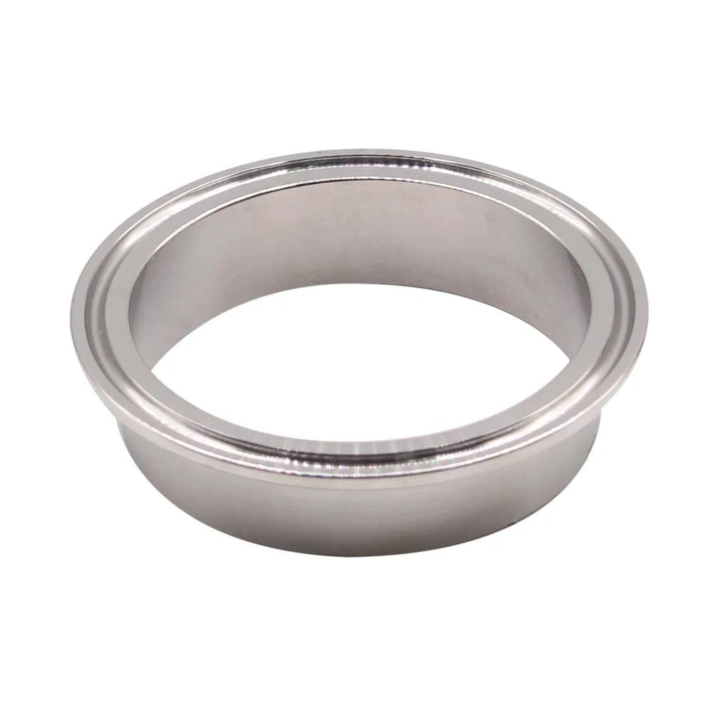 Stainless Steel 304 Sanitary Fitting Long Weld Clamp Ferrule For Tri Clamp Systems Fits 76.5mm Tube OD 3 Inch Tube Leakproof Seal