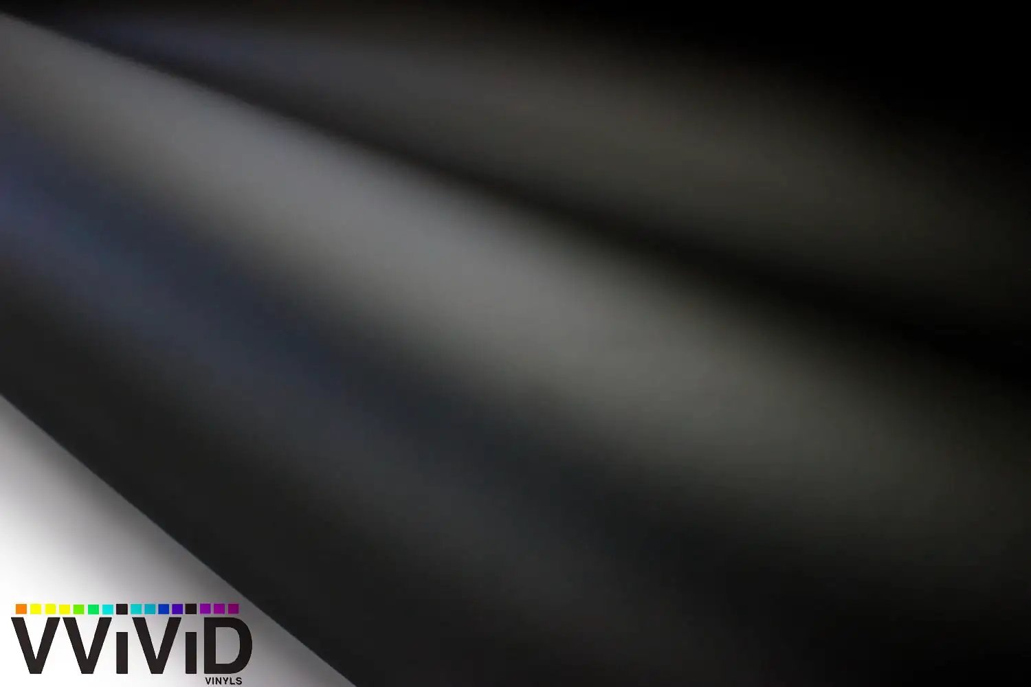 Close-up of Matte Black Vinyl Wrap Roll With XPO Air Release Technology For DIYers 1Ft By 5Ft durable material.