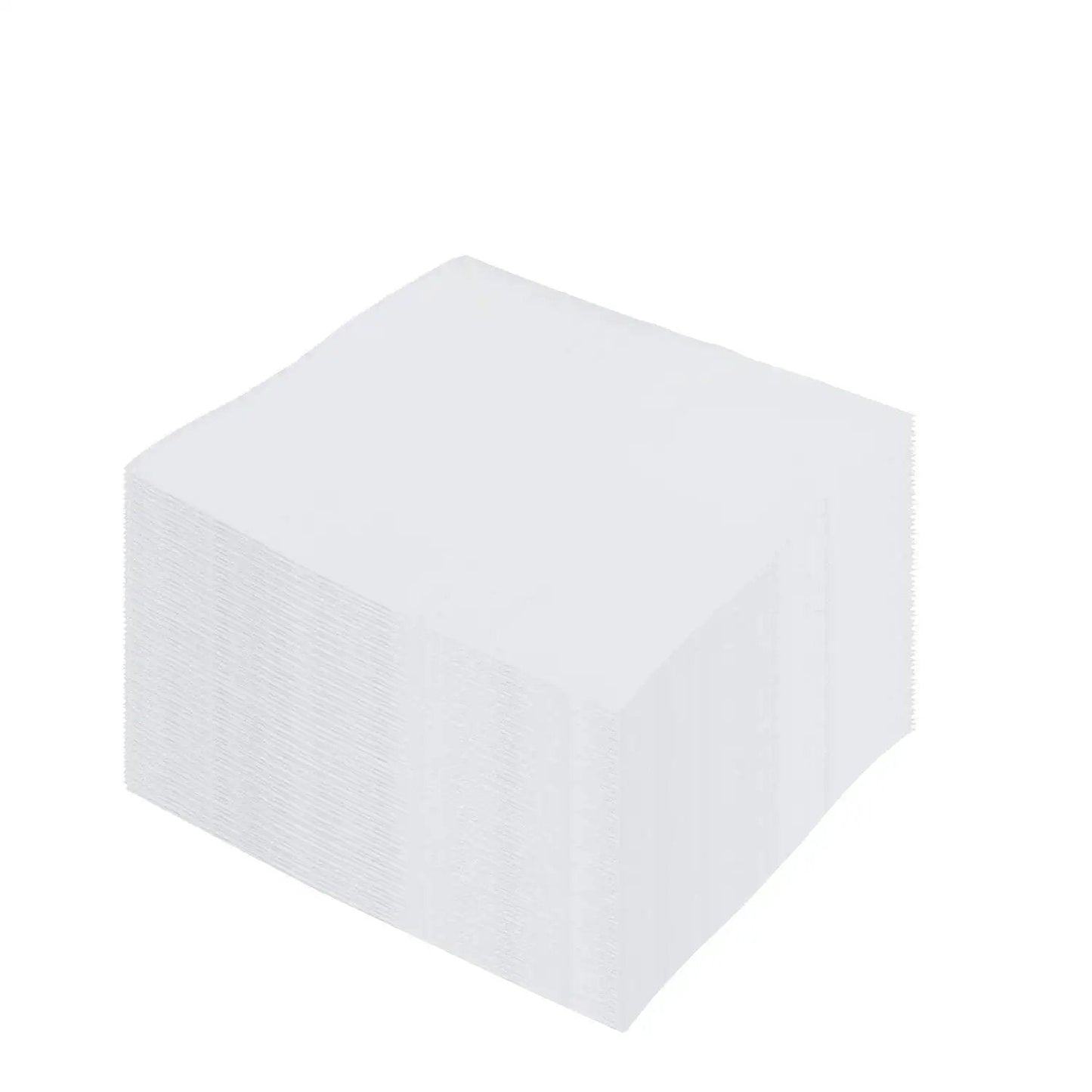 Stack of Lint Free Cleanroom Wipes Nonwoven For Auto Paint Prep 9x9 Inch 300 Pcs 56 GSM showing edge view