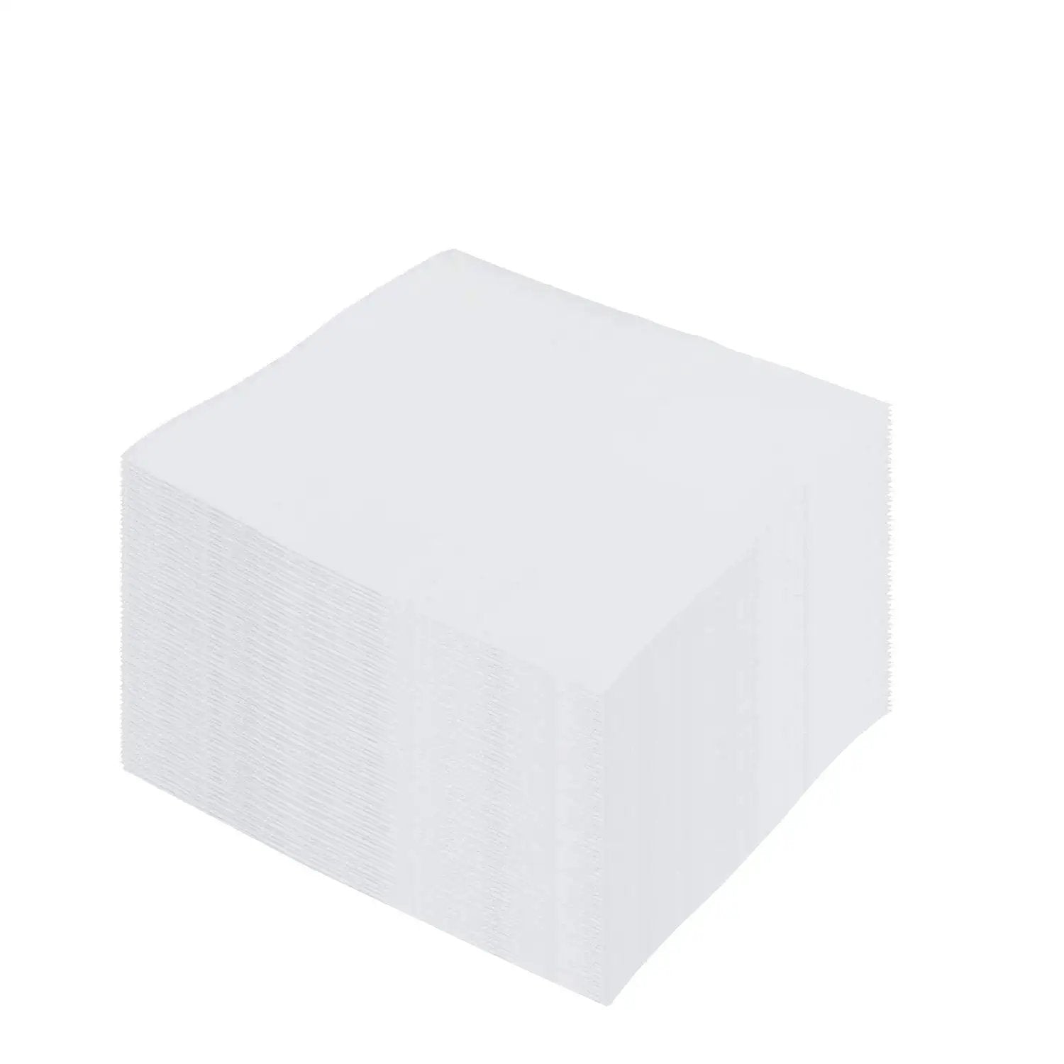 Stack of Lint Free Cleanroom Wipes Nonwoven For Auto Paint Prep 9x9 Inch 300 Pcs 56 GSM showing edge view