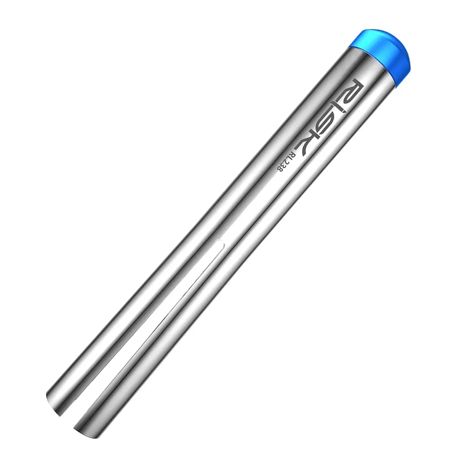 Press In Bearing Removal Tool For Bicycle Bottom Bracket BB86 PF30 BB92 with 304 stainless steel and blue cap, front view.