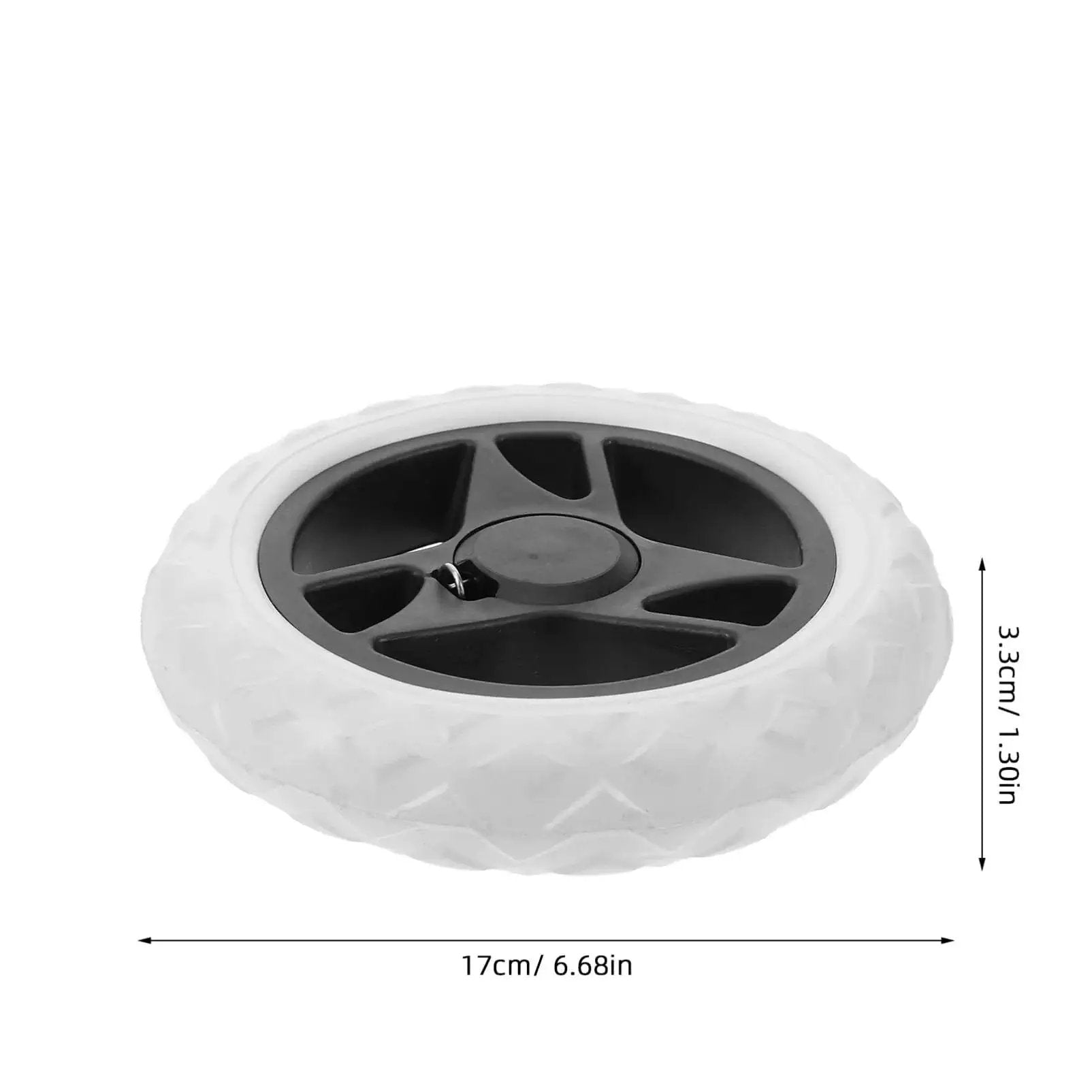 6.69 Inch Replacement Laundry Cart Wheels For Durable Rolling And Easy Maneuverability In Grocery Trolleys And Foldable Utility Carts