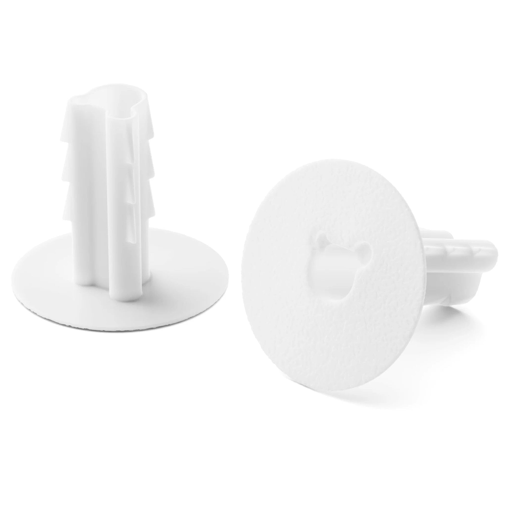 Single Feed-Through Bushing For RG6 Coaxial Cable Indoor Outdoor Passthrough And Wall Grommet White 10 Pack Replaces Coax Wall Plate For Walls And Cabinets