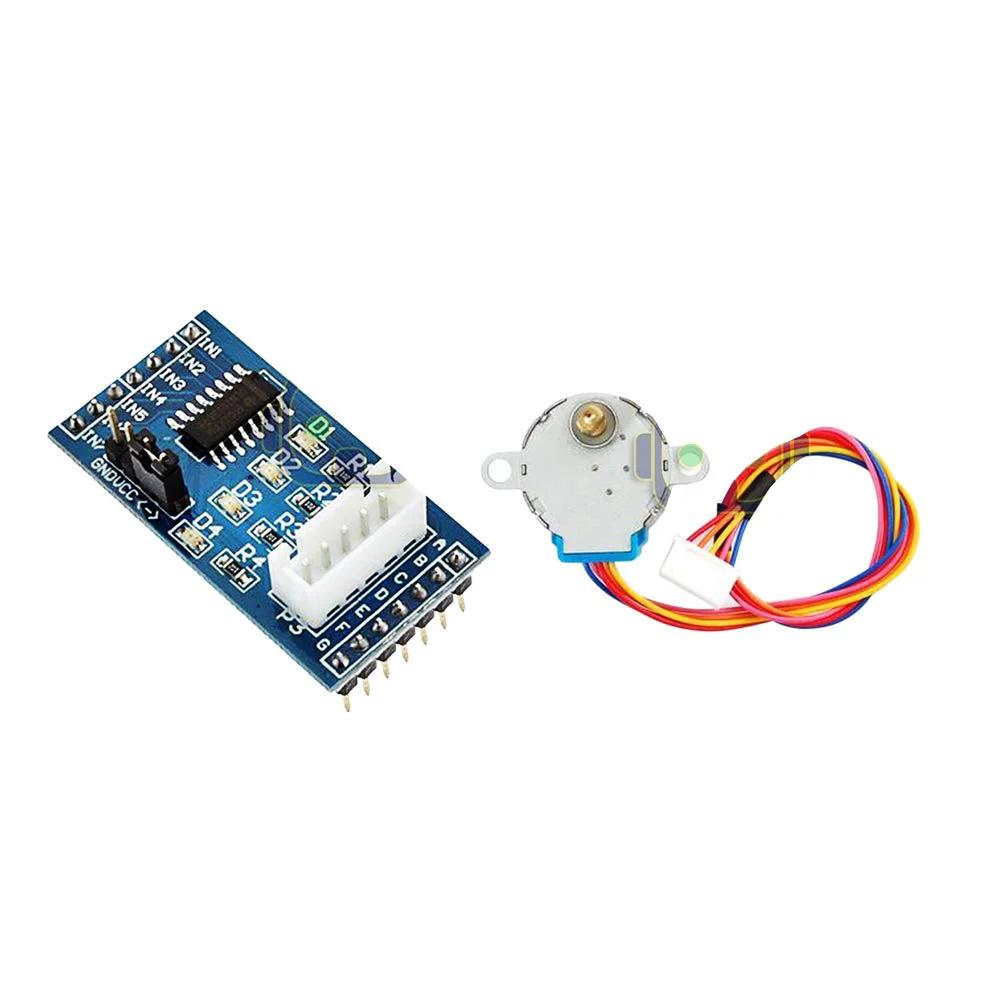 2 Pack 28BYJ48 Geared Stepper Motor 5V With ULN2003 Driver Module Test Board Kit Maker Friendly For Arduino Projects Compatible With Arduino Uno R3 DIY Robotics And CNC