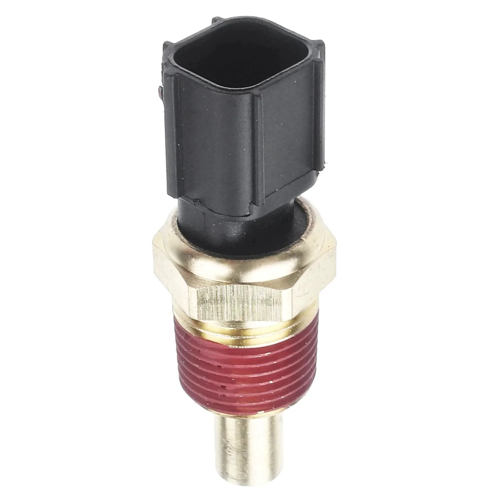 Engine Coolant Temperature Sensor for Chrysler Dodge Jeep Vehicles 2001 2010 Drop In Replacement showing connector and metal base
