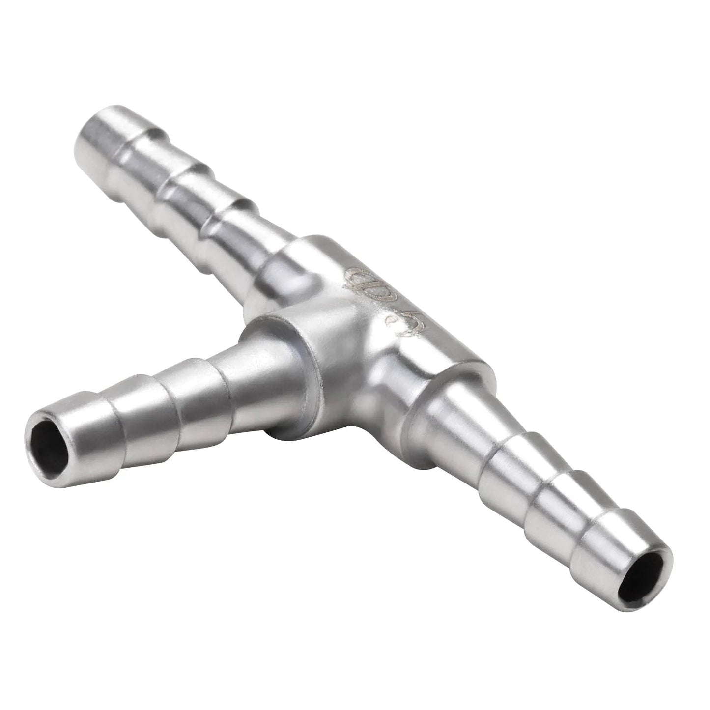 Stainless Steel Three Way Hose Barb Tee Fitting Three Sixteen Inch Barbs For Flexible Hoses Two Pack Home Brew For DIY Setups Union Connector 304