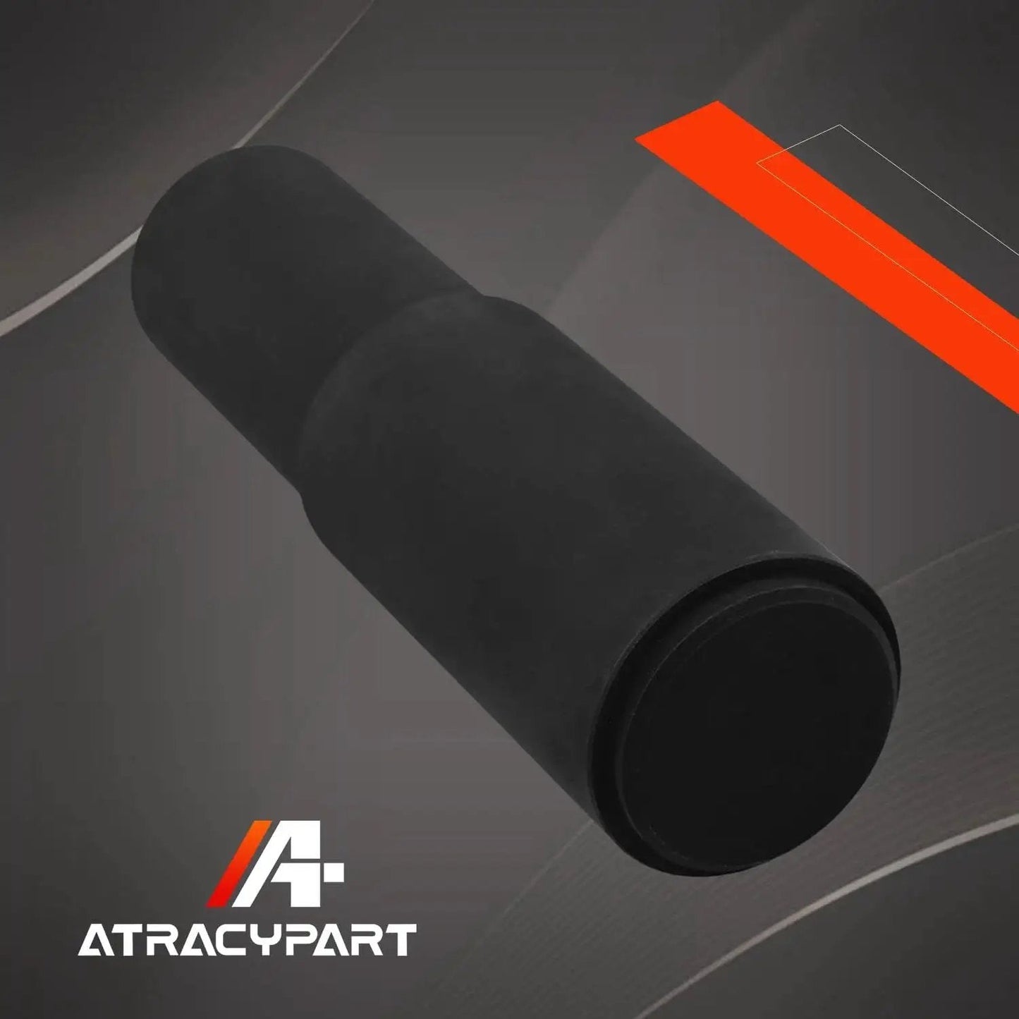 Spiral Heavy-Duty Bushing Driver For Truck And Trailer Suspension Installation And Removal, alloy steel tool, side view.