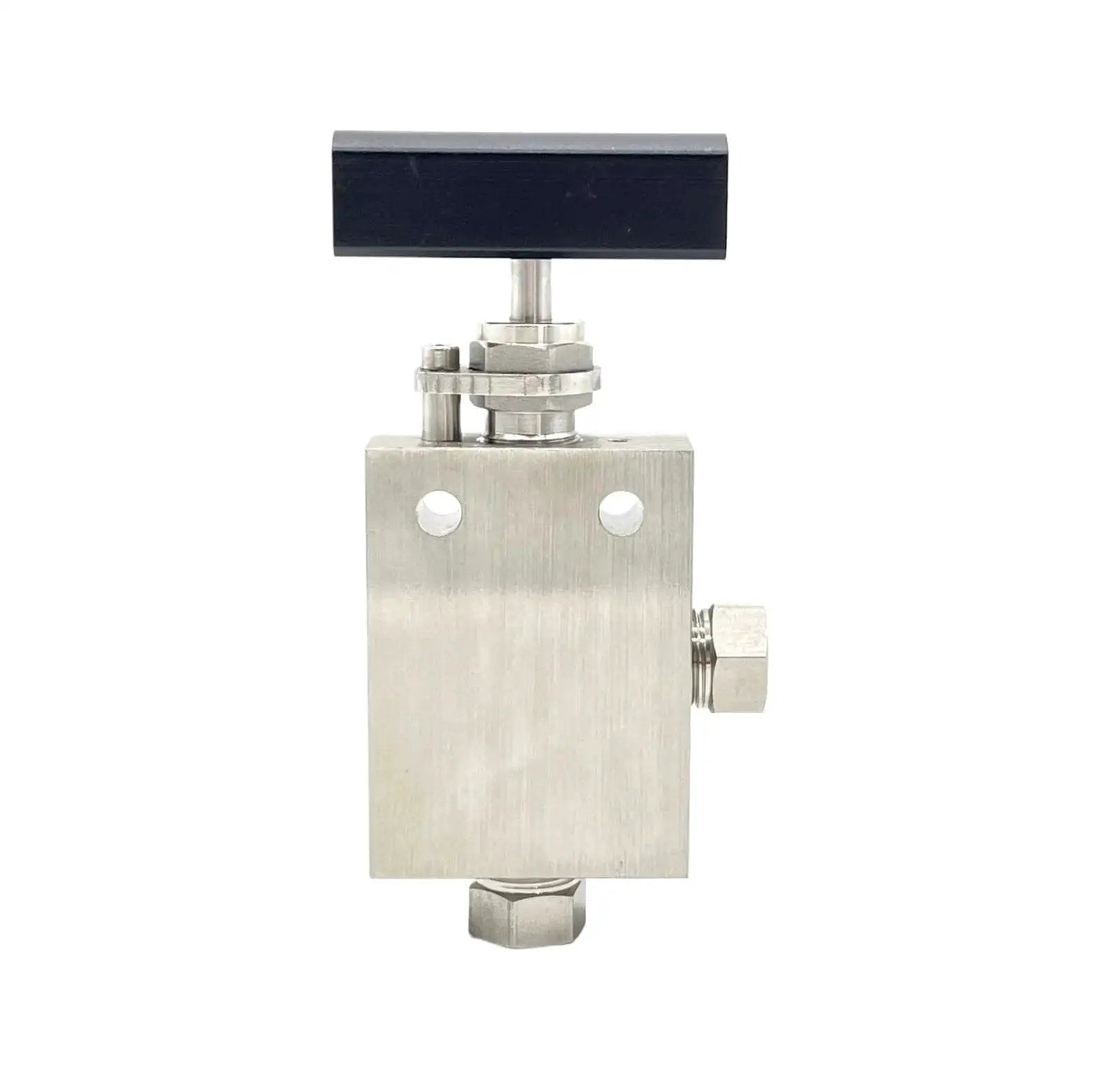 Ultra High Pressure Stainless Steel Needle Valve One Eighth Inch E NVM05 316 Grade for precision control in hydraulic systems