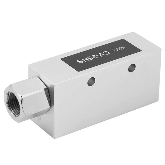 CV25HS Vacuum Generator Ejector For Pneumatic Systems With 1.5 Millimeter Nozzle And Rp One Quarter Inch Thread Diameter Aluminum Alloy Construction