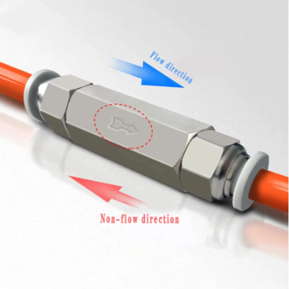 One Way Air Check Valve Copper Body G One Quarter Inch Female Threaded Full Port Water Line Valve Pack Of 2 Joywayus Durable Non Return Check Valve Set viewed installed
