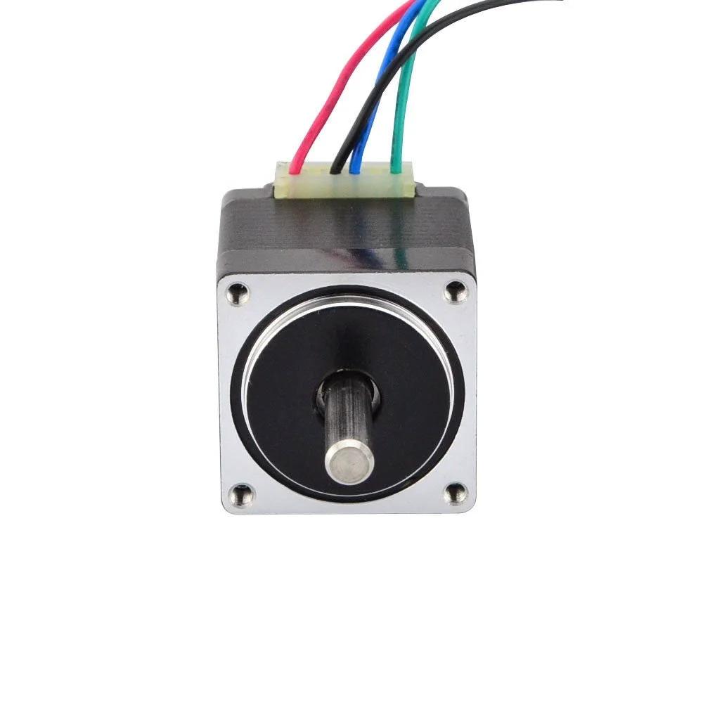 Compact NEMA 11 Bipolar Stepper Motor For DIY Robots And CNC Projects 0.67A 6 Ncm Torque 5mm Shaft Front View