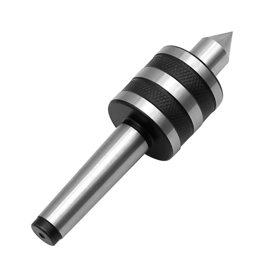 2MT Morse Taper Live Center 60 Degree With Triple Bearing Design For Lathe And CNC Work Maximum 5000 RPM Hardened Tool Steel