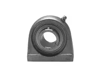 MUCTB206-20NPRF Tapped Pillow Block 1-1/4 inch Stainless Insert Set Screw RF Nickel-Plated Cast Iron Housing Double-Lip Seal Ball Unit with Relubrication