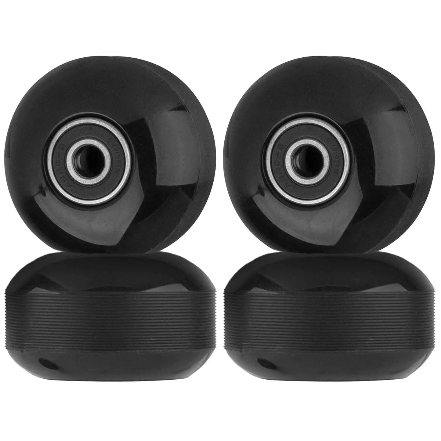 Premium 52mm 95A Hard Skateboard Wheel Set With Preinstalled Bearings And Spacers For Street Tricks And Cruisers Pack Of Four Durable PU