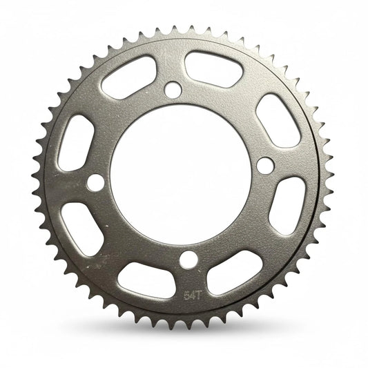 54T Rear Wheel Sprocket For 35 Chain Compatible Fits Mini Bikes Pit Bikes And Electric Bikes Black Hardened Steel Beefed Up Replacement With Laser Etched Logo And High Precision Teeth For Smooth Power Transfer