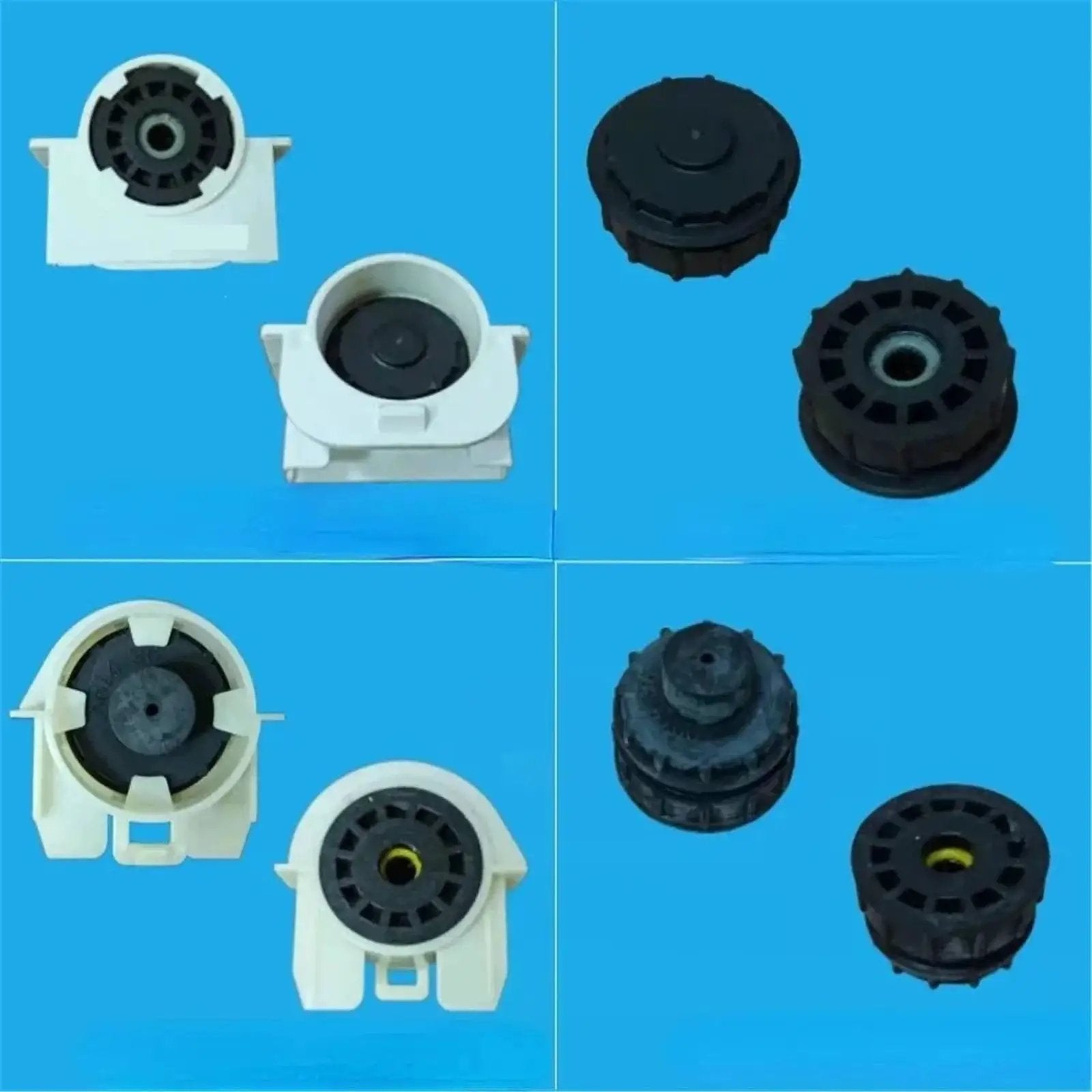 Efficient 5mm Bearing Seat for AC Inner Wind Wheel Assembly in Gree and Hisense units, shown in multiple angles