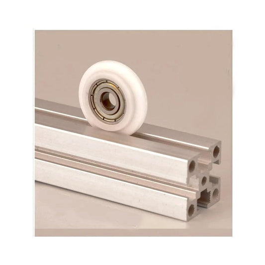 5mm Bore Bearing x 24mm Plastic Track sliding roller Wheel Ball Bearing 5x24x7mm