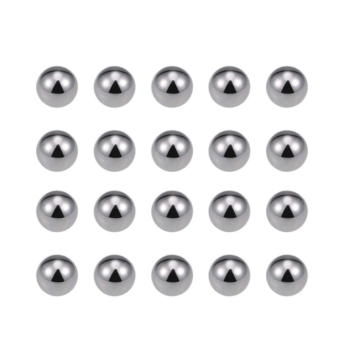 5mm Carbon Steel Bearing Balls, Precision Ball Set of 100, for Bearings and Mechanical Gears, High Hardness and Wear Resistance, Smooth Surface and Lightly Lubricated, Durable, Reliable Performance