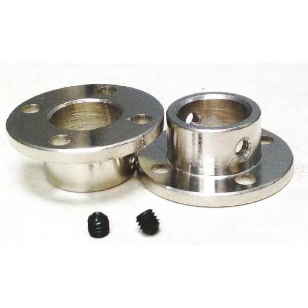5mm to 6.35mm Rigid Flange Coupling - Shaft Connector for Motors