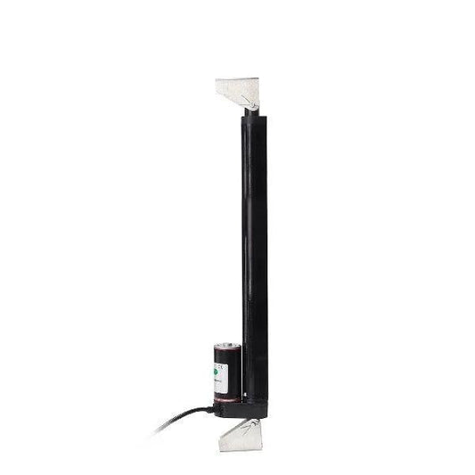 6 Inch Stroke 225 lbs DC 12 Volt Black Linear Actuator - mounting brackets