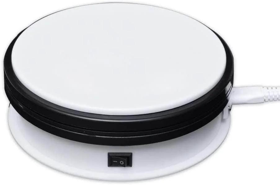 6" Electric Turntable Motorized Rotating Display Stand 40Lb max Loading