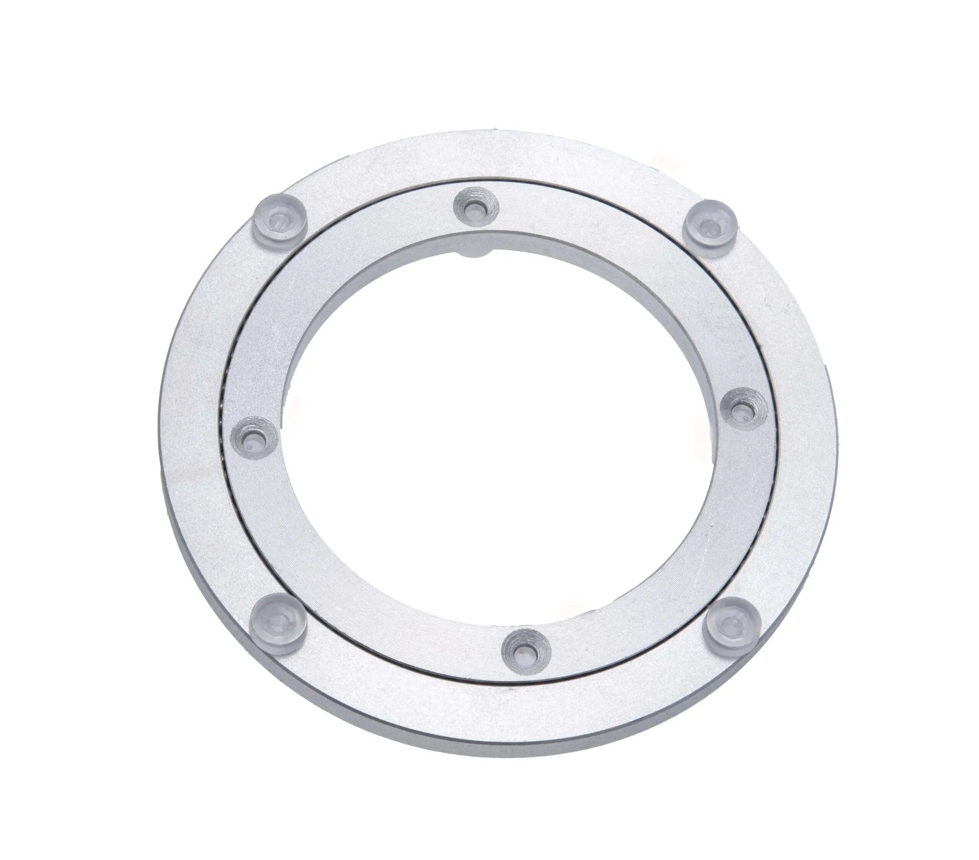 6 Inch Aluminum Heavy Duty Lazy Susan Rotating Turntable Bearing Swivel Plate Hardware for Dining Tables Woodworking and DIY Projects