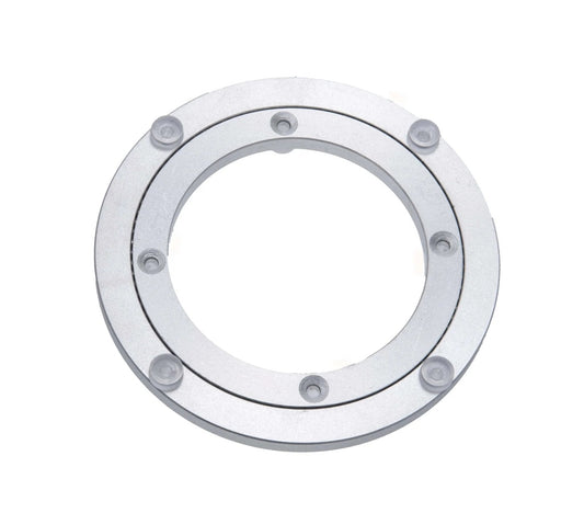 6 Inch Aluminum Heavy Duty Lazy Susan Rotating Turntable Bearing Swivel Plate Hardware for Dining Tables Woodworking and DIY Projects