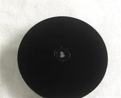 6" Dia. Black Lazy Susan Turntable AS2 Bearing