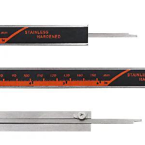 6" Fraction Vernier Caliper Inch/Metric/Fractions Black Color