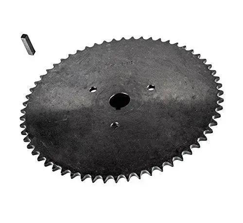 Durable 60 Tooth Roller Chain Sprocket B Type For 1 Inch Bore With One Quarter Inch Keyway And Two Setscrews Unhardened Teeth