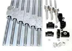600mm x 1000mm CNC Router Ball Screw Kit 20mm Rails & BallScrews XYZ Travel 37 x 21 x9 inch