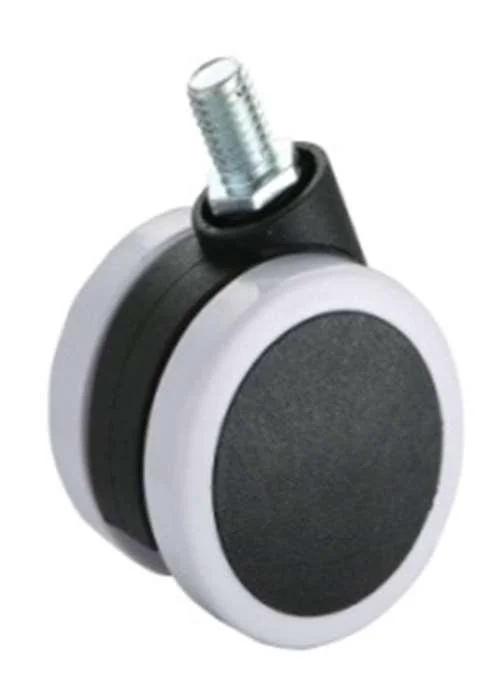 60mm Caster Wheel 77 Lbs - Brake Nylon - PVC