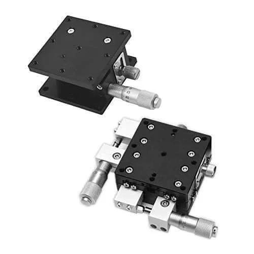 60 X 60mm XYZ Linear Stage 3 Axis Manual Linear Stage XYZ Sliding Platform Trimming Bearing Tuning Platform Sliding Table