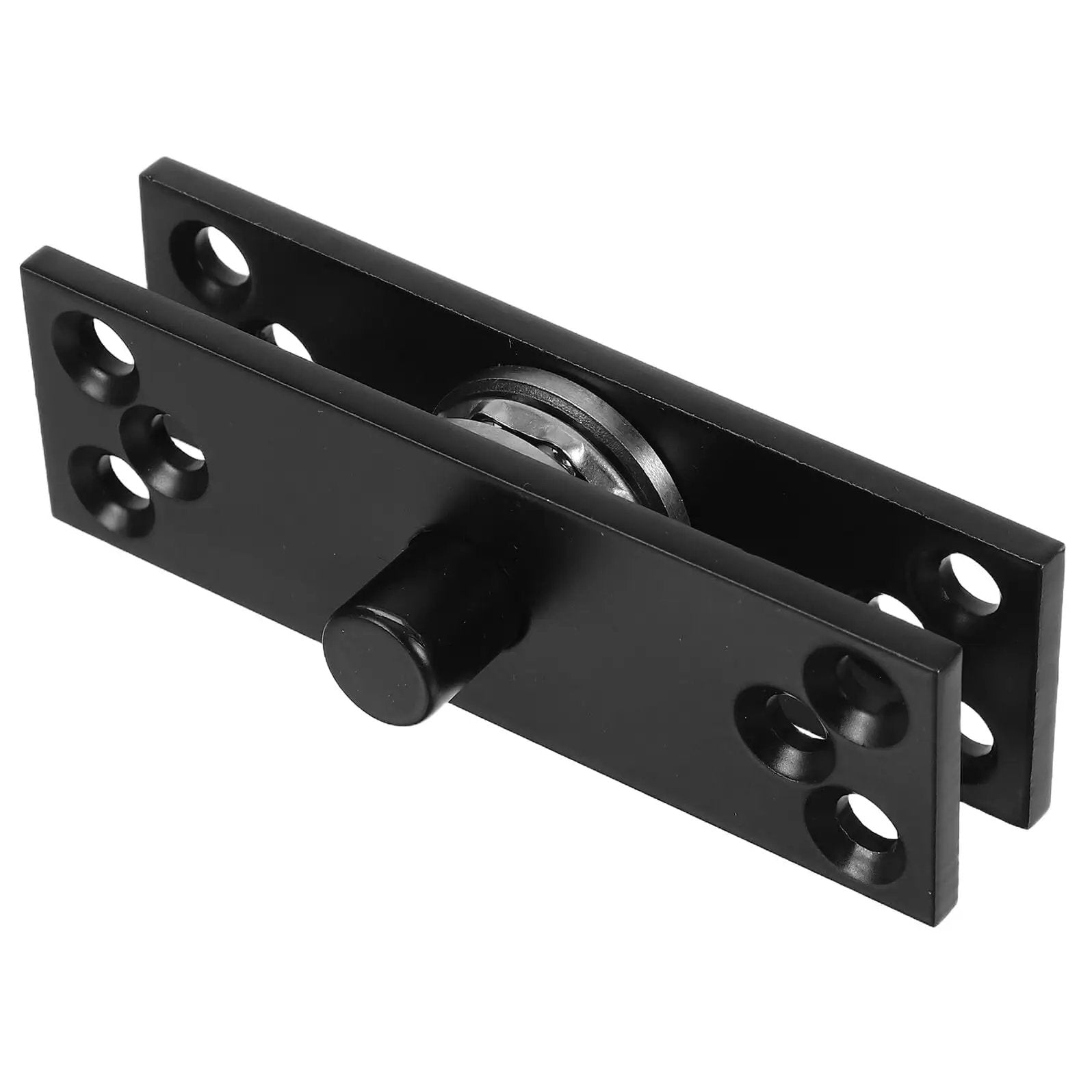 Built To Last Heavy Duty Stainless Steel Hidden Door Hinge With 360 Degree Swivel for cabinets, close-up view of shaft mechanism