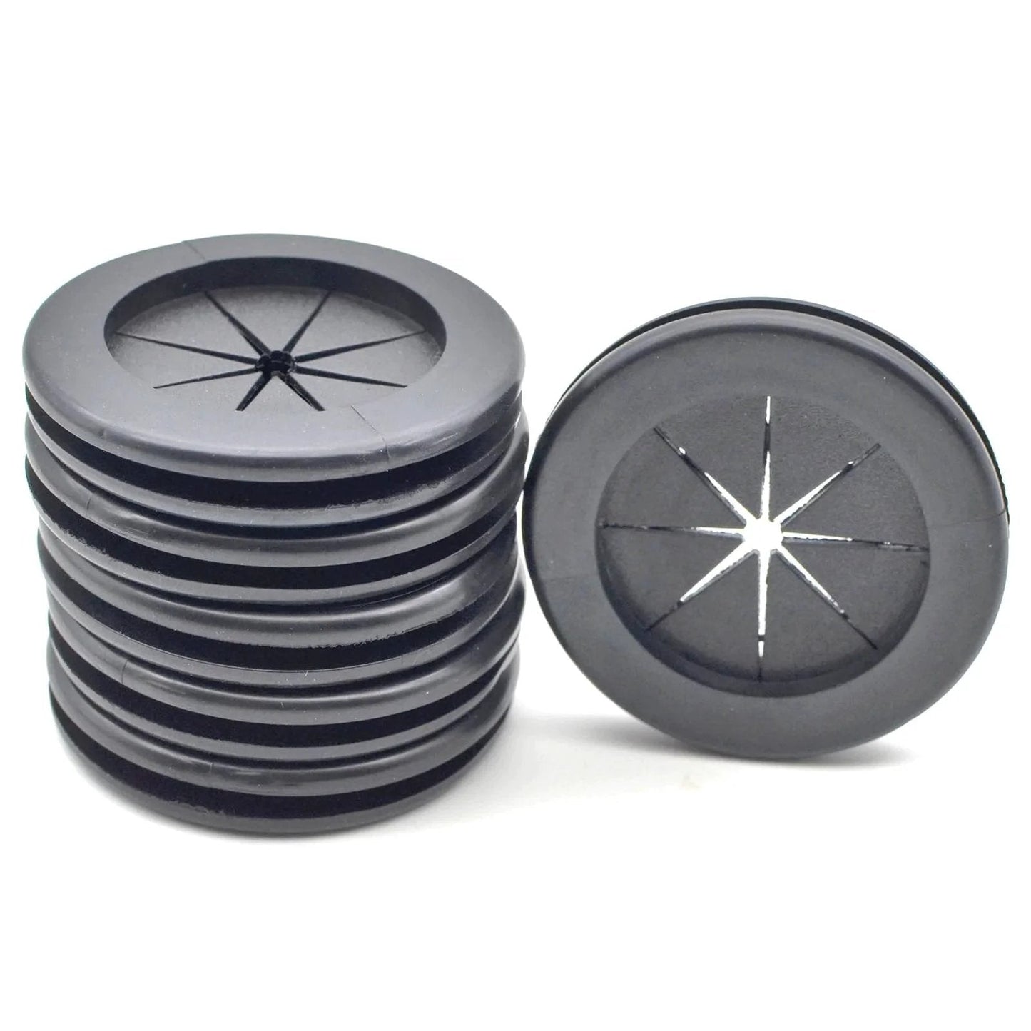 Stack of 2 Inch Rubber Grommets For Wiring Protection And Firewall Hole Plugs Insulated Dustproof Flame Retardant Cable Guard