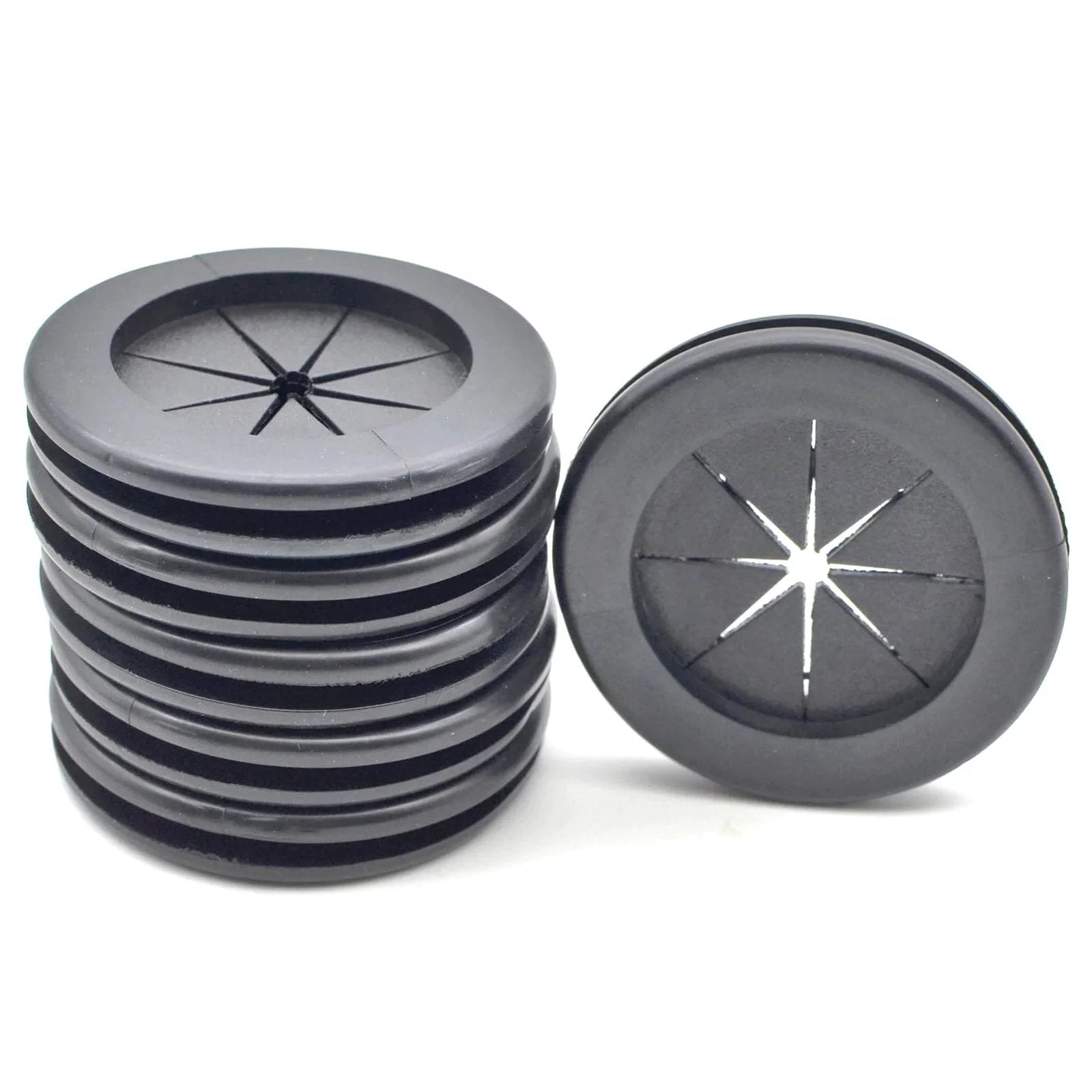 Stack of 2 Inch Rubber Grommets For Wiring Protection And Firewall Hole Plugs Insulated Dustproof Flame Retardant Cable Guard