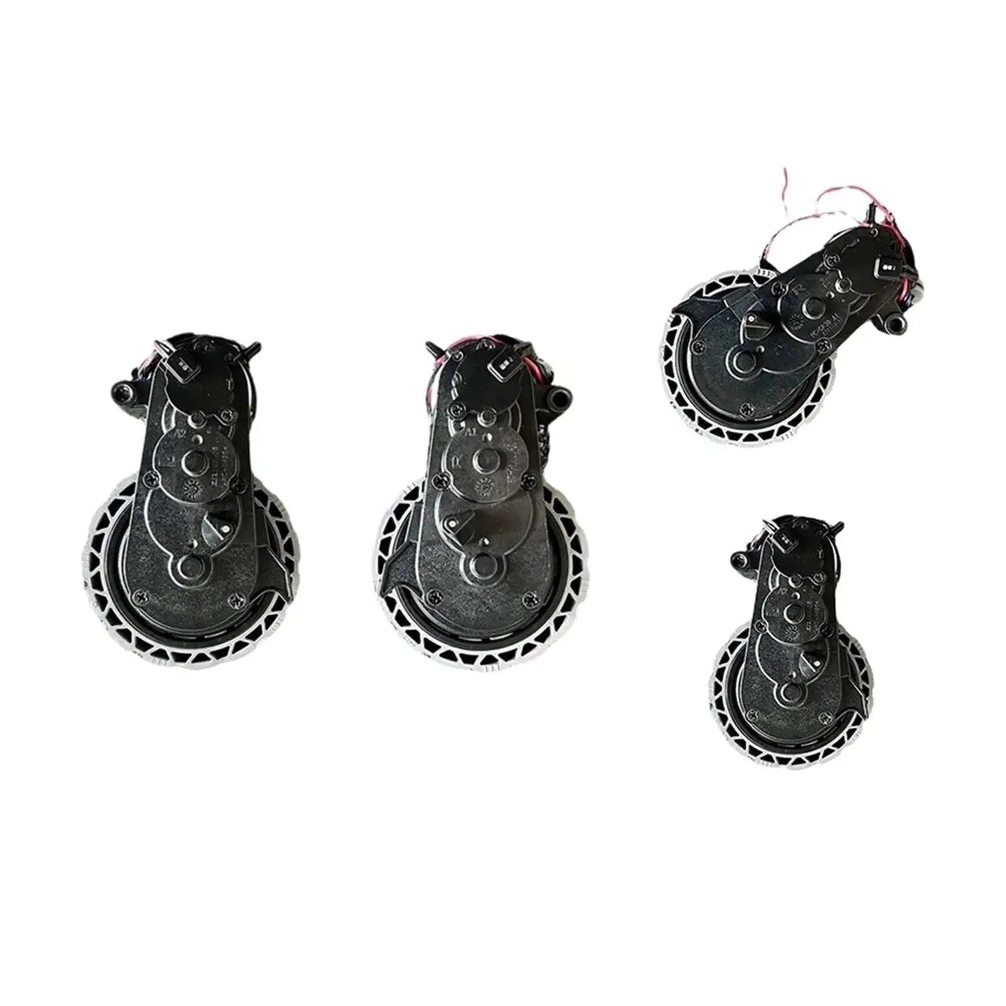 Multiple views of Traveling Wheel For Vacuum Drive Upgrade Compatible With Ecovacs Deebot X1 X1spro, showing upgraded wheel design.