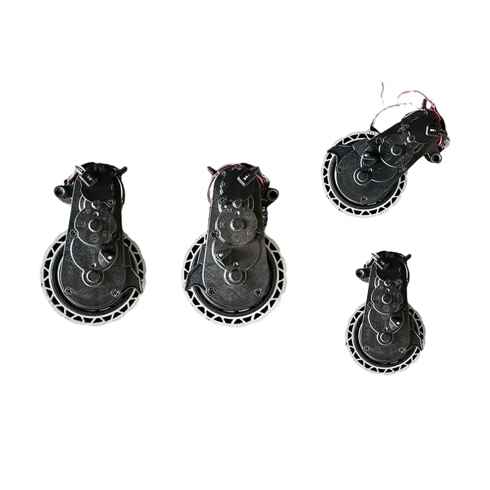 Multiple views of Traveling Wheel For Vacuum Drive Upgrade Compatible With Ecovacs Deebot X1 X1spro, showing upgraded wheel design.