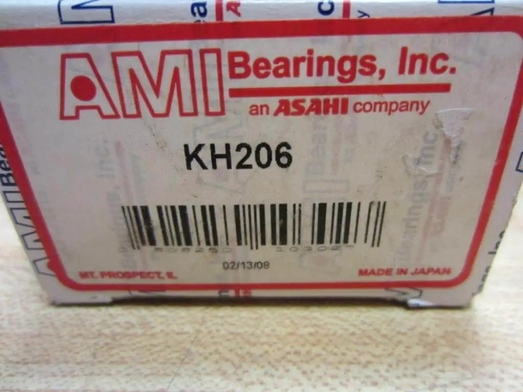 Box of KH206 eccentric collar bearing insert from AMI Bearings, Inc. featuring the Single KH206-30 Narrow Inner-Ring Eccentric Collar.