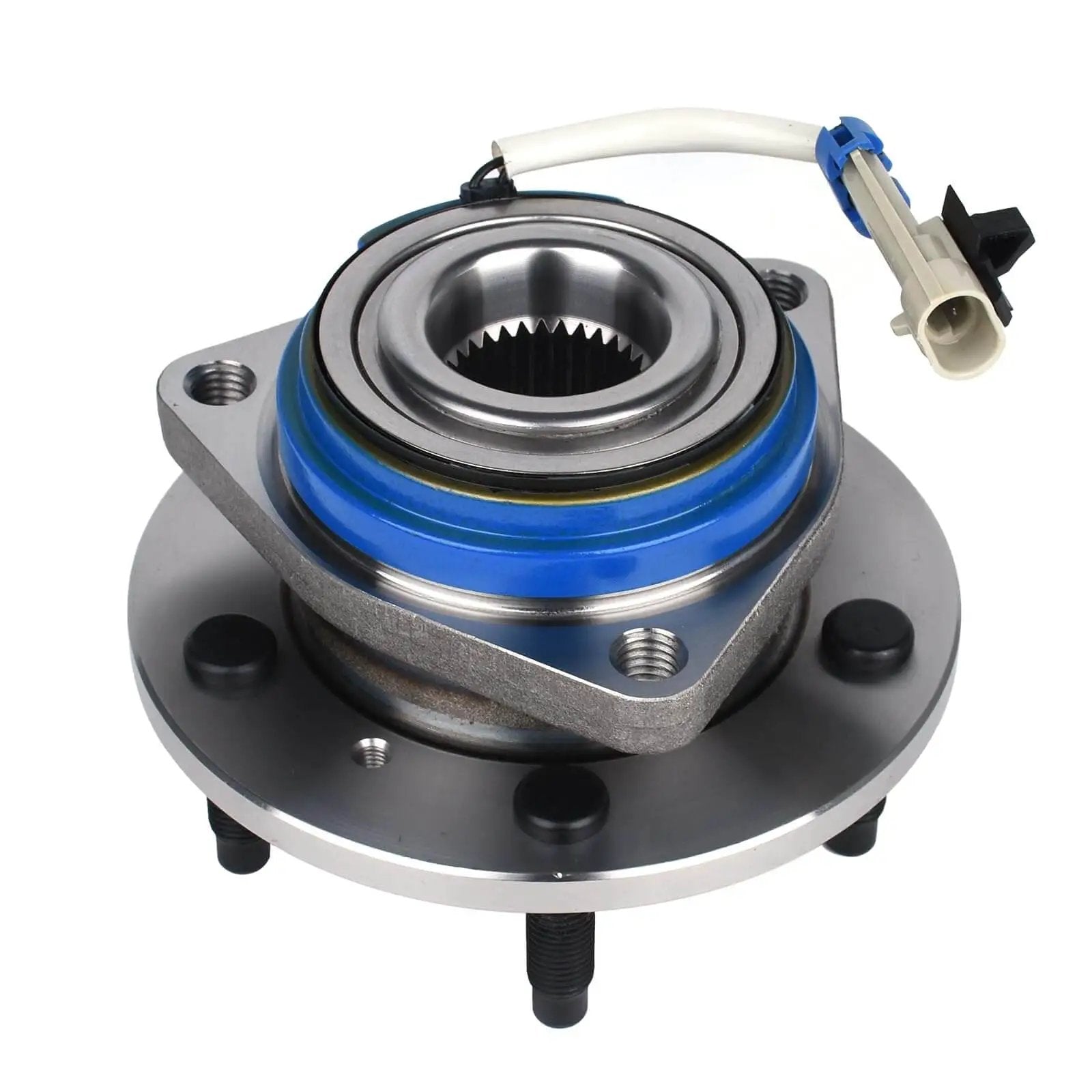 Wheel Hub and Bearing Assembly 513179 for 2001-2016 Buick Cadillac Chevy Pontiac Saturn, Front 5-Lug Bolt with ABS, Sealed Ball