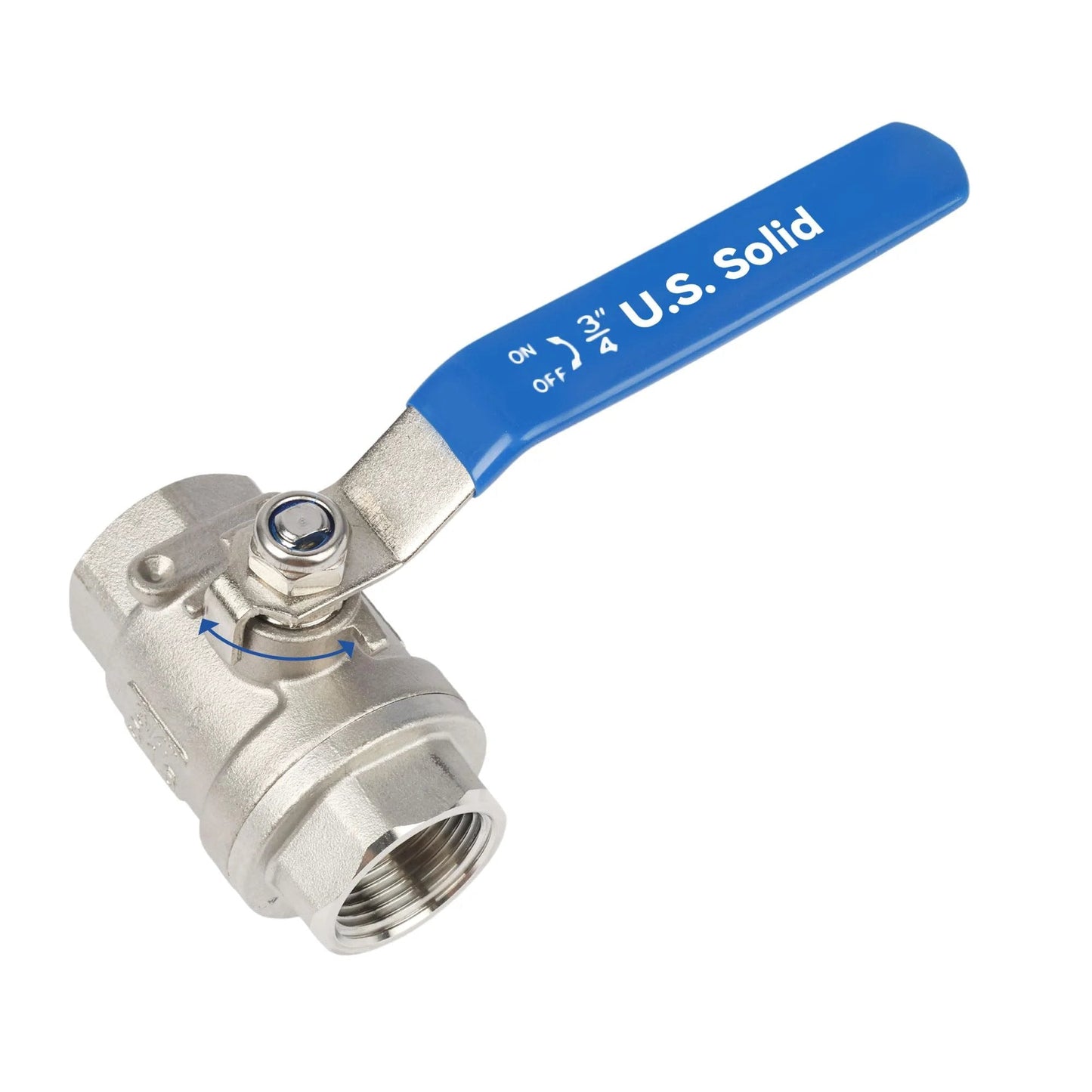 Three Quarters Inch Ball Valve Built Tough With Full Port 316 Stainless Steel Heavy Duty Corrosion Resistant 1000 WOG NPT Female